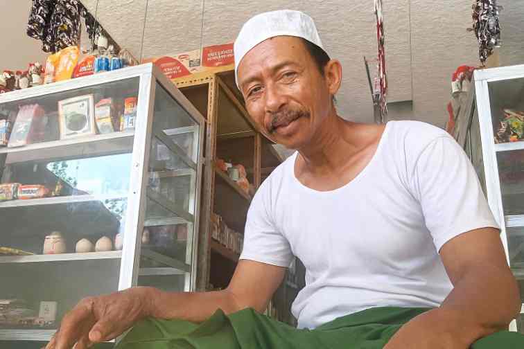 FOTO: H. Jufri tokoh Masyarakat Desa Setempat