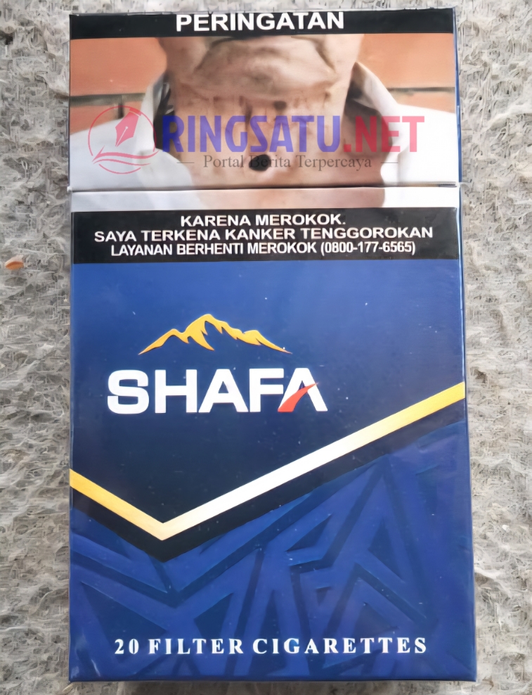FOTO: Rokok ilegal merek “SHAFA” SKM isi 20 batang kemasan warna biru