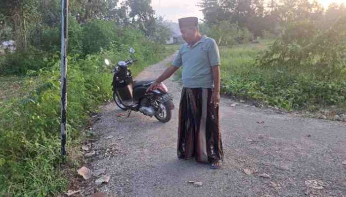 Kades Manding Laok Buka Fakta Proyek Jalan Aspal yang Jadi Sorotan