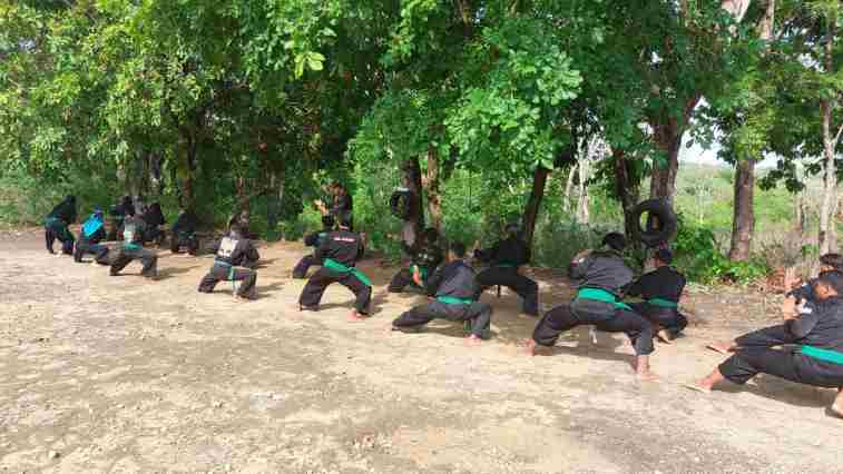 FOTO: Pagar Nusa tengah gelar Latihan Intensif dan Apel Pasukan Inti untuk Pengamanan Konferensi PCNU Sumenep