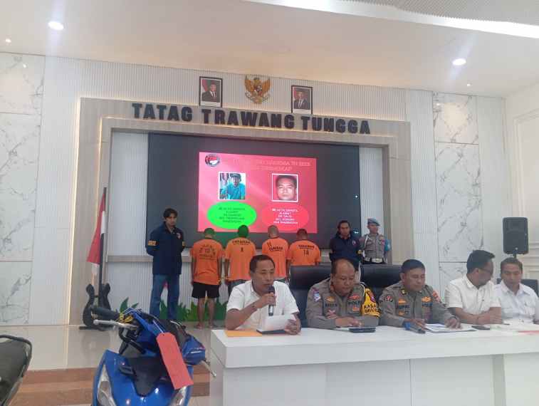 FOTO: Konferensi Pers, Satresnarkoba Pamekasan Ungkap 80 Kasus Narkoba di 2025, 130 Tersangka Terjaring