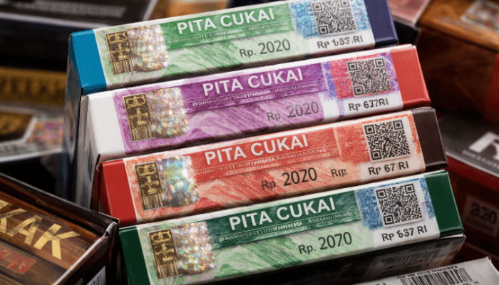 FOTO: Ilustrasi Pita Cukai Rokok