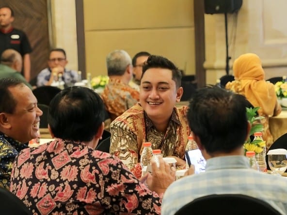 Wakil Bupati Lumajang Yudha Adji Kusuma pada acara Sarasehan Kebangsaan Majelis Permusyawaratan Rakyat Republik Indonesia (MPR RI) yang digelar di Hotel Wyndham Surabaya