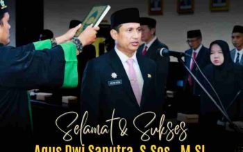 AJS Ucapkan Selamat atas Pelantikan Sekkab Sumenep Agus Dwi Saputra