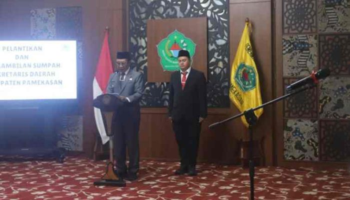 Sekda Definitif Dilantik, Bupati Kholilurrahman Tekankan Percepatan Pelayanan Publik