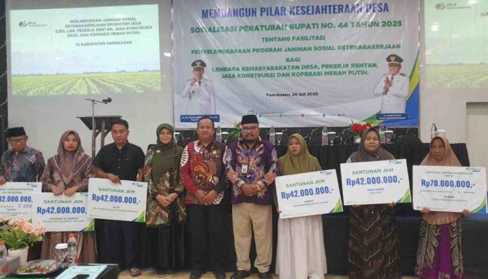 Pemkab Pamekasan Sosialisasikan Perbup Jamsos Ketenagakerjaan, Perluas Perlindungan Ekosistem Desa