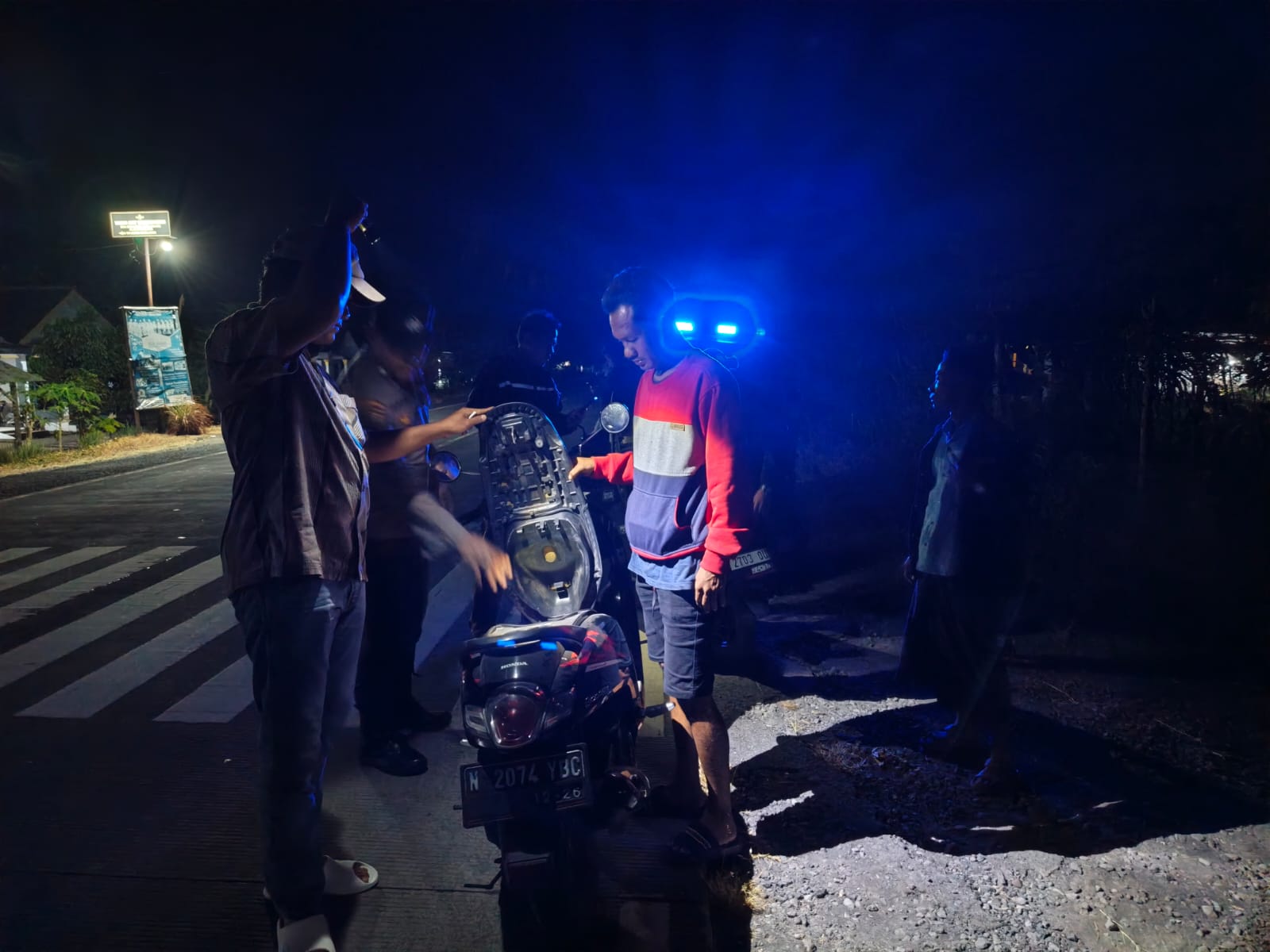 Polsek Kunir Gencar Patroli Bengi, Antisipasi Curas, Curat dan Curanmor