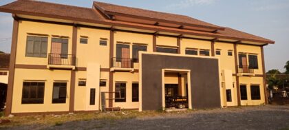FOTO: Proyek pembangunan rumah susun di kompleks Polres Lumajang