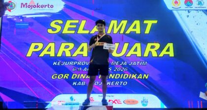 FOTO: Prestasi Membanggakan, Akhmad Syarif Nashrullah Tampil Terbaik di KU-15