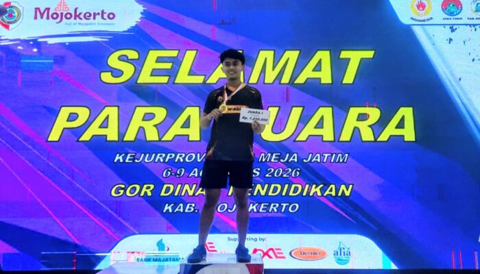 FOTO: Prestasi Membanggakan, Akhmad Syarif Nashrullah Tampil Terbaik di KU-15