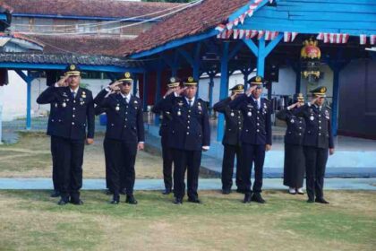 FOTO : Upacara Khidmat di Lapas Kelas IIA Pamekasan
