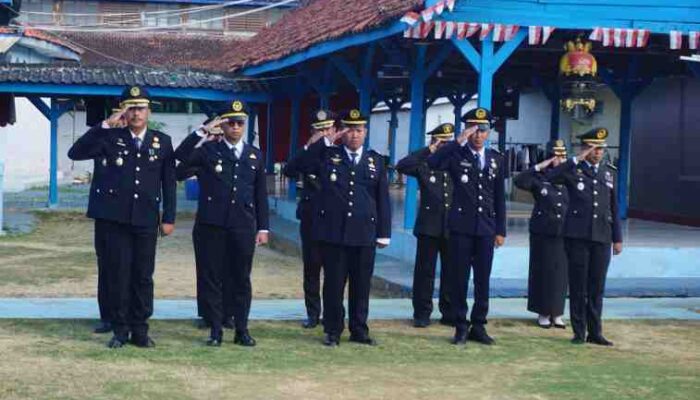 FOTO : Upacara Khidmat di Lapas Kelas IIA Pamekasan