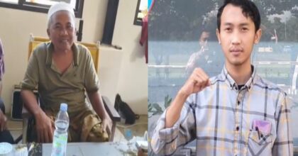 KOLASE FOTO: Ketua Jaringan Strategis Pemuda (JASTRA) Sumenep, Hasyim Khafani dan H. Mukmin Owner PR. Bahagia