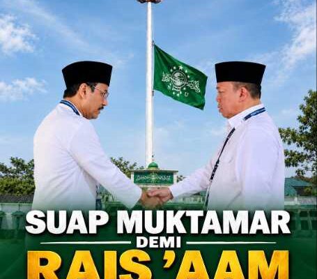 FOTO: Ilustrasi dugaan suap dalam kontestasi Muktamar Nahdlatul Ulama (NU) terkait pemilihan Rais Aam PBNU, KH Miftachul Akhyar